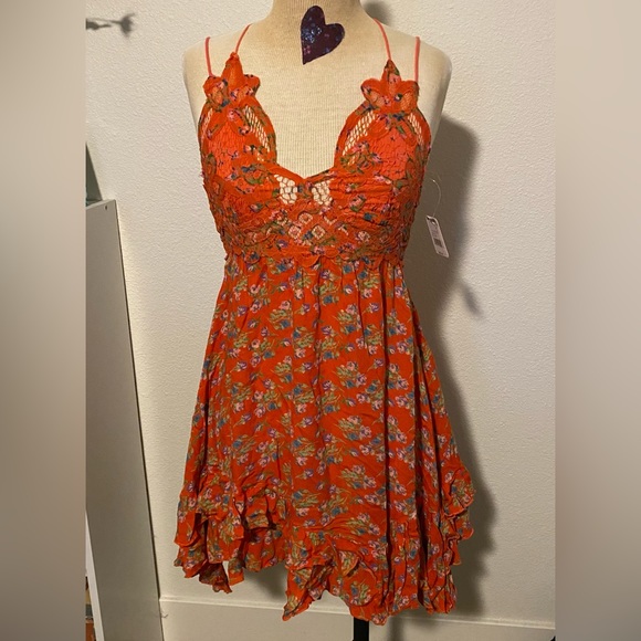 NWT Free People Adella Floral Slip Dress - Picture 3 of 7